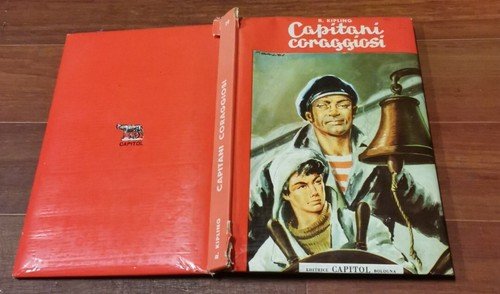 CAPITANI CORAGGIOSI di Rudyard Kipling - 1962 Capitol libro illustrato …
