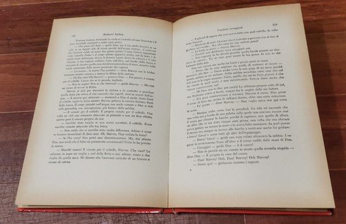 CAPITANI CORAGGIOSI di Rudyard Kipling - 1962 Capitol libro illustrato …