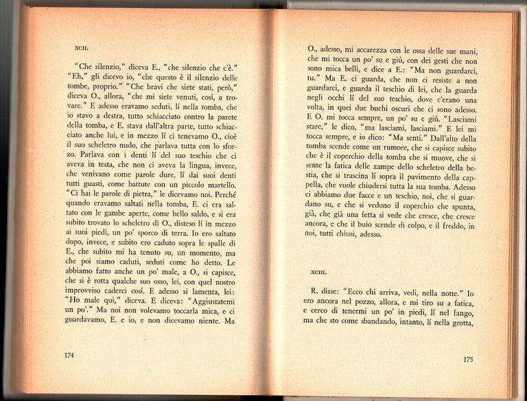 CAPRICCIO ITALIANO Romanzo di Edoardo Sanguineti 1967 Feltrinelli Libro