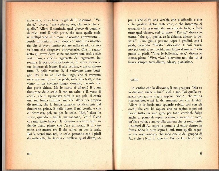 CAPRICCIO ITALIANO Romanzo di Edoardo Sanguineti 1967 Feltrinelli Libro