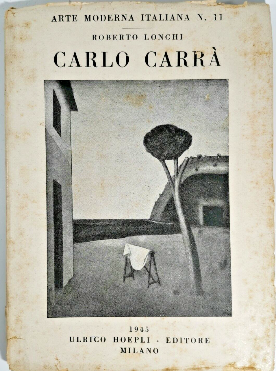 CARLO CARRÀ di Roberto Longhi 1945 Hoepli editore libro edizione …