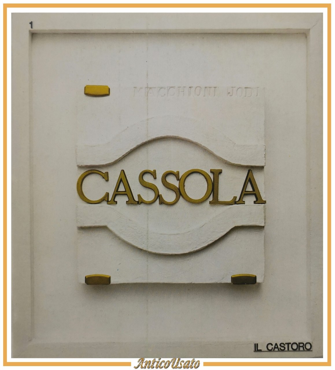 CARLO CASSOLA rivista Il Castoro di Macchioni Jodi 1972 La …