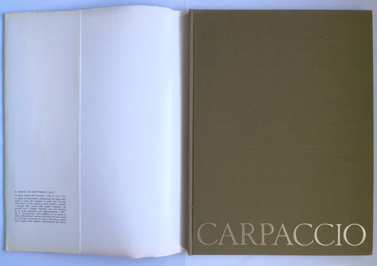 CARPACCIO a cura di Terisio Pignatti 1970 Editrice La Scuola …