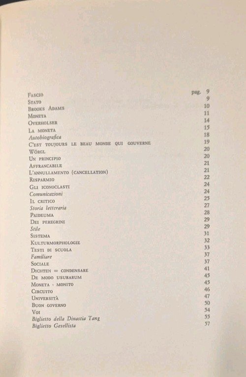 CARTA DA VISITA di Ezra Pound 1974 Scheiwiller Libro edizione …