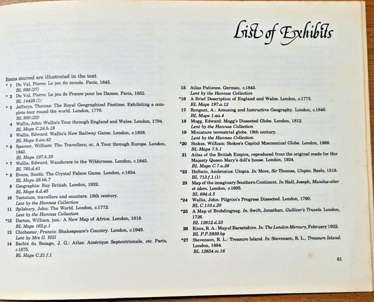 CARTOGRAPHICAL CURIOSITIES di Gillian Hill 1978 British Library Libro cartografi | Immagine Gallery 5