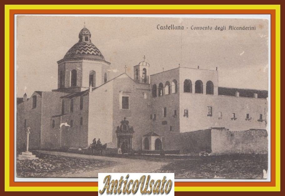 Cartolina Castellana Grotte Convento degli Alcantarini Non Viaggiata Vintage | Immagine principale