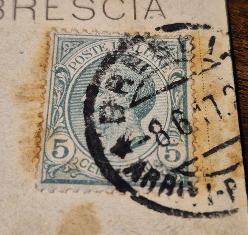 Cartolina MITRAGLIERI FIAT BRESCIA Originale viaggiata 1917 Celerrimo ictu I …