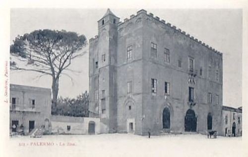 cartolina PALERMO LA ZISA Sandron Postcard Vintage Carte Postale originale