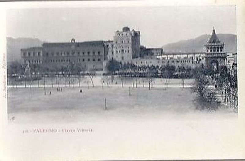 cartolina PALERMO PIAZZA VITTORIA Sandron numero 316 originale d'epoca vintage