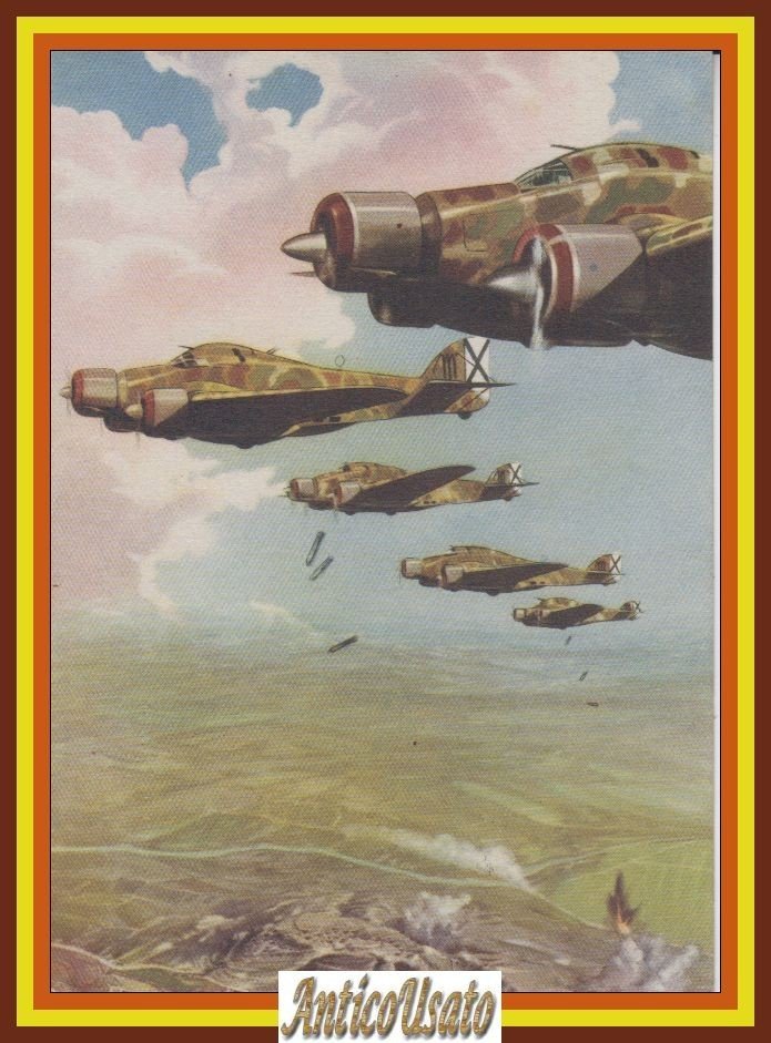 cartolina REGIA AERONAUTICA AVIAZIONE LEGIONARIA IN SPAGNA 2 guerra mondiale