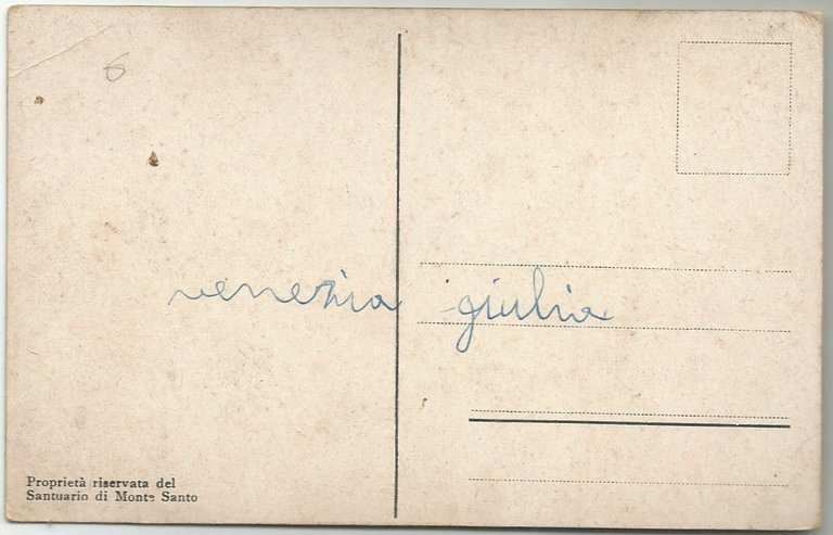 Cartolina Santuario di Monte Santo Gorizia non viaggiata vintage postcard …