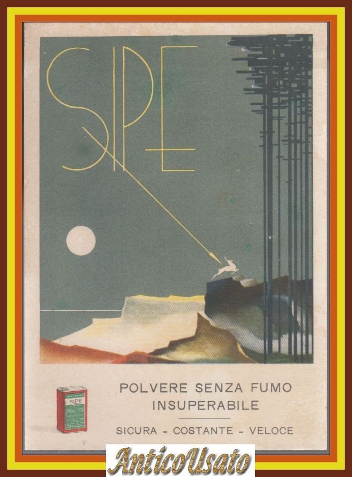 CARTOLINA SIPE polvere senza fumo insuperabile Non Viaggiata Caccia da … | Immagine principale