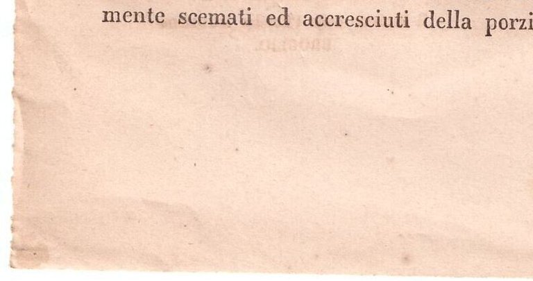 CASCINOTTO MENSA Regio Decreto CORANA PIEVE ALBIGNOLA 15 novembre 1868 …