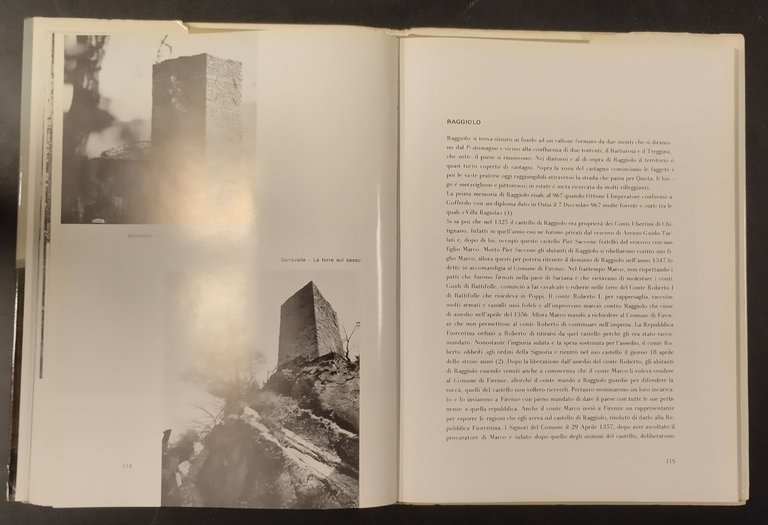 CASTELLI DEL CASENTINO di Alfio Scarini 1977 Centrostampa Libro illustrato