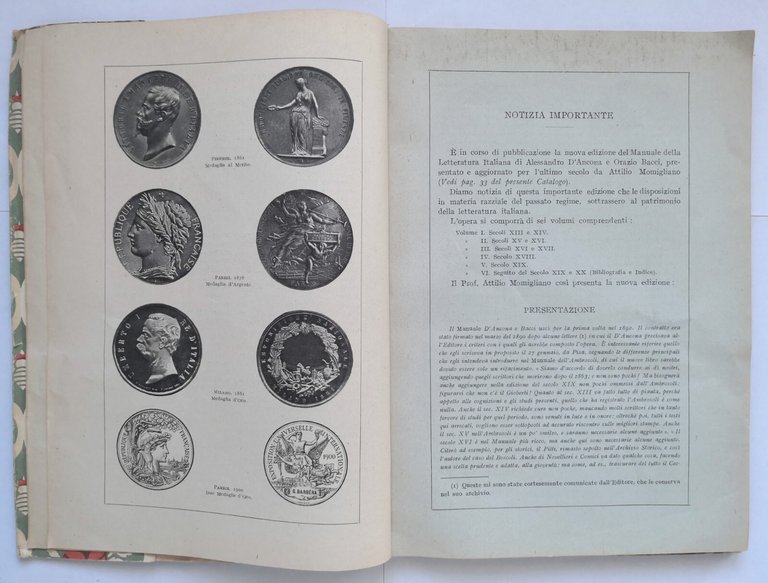 CATALOGO GENERALE dell' editore Barbera 1945 Libro