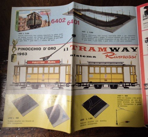 CATALOGO TRENINI RIVAROSSI 1964 Treni Elettrici HO Modellismo Ferrovia Binari