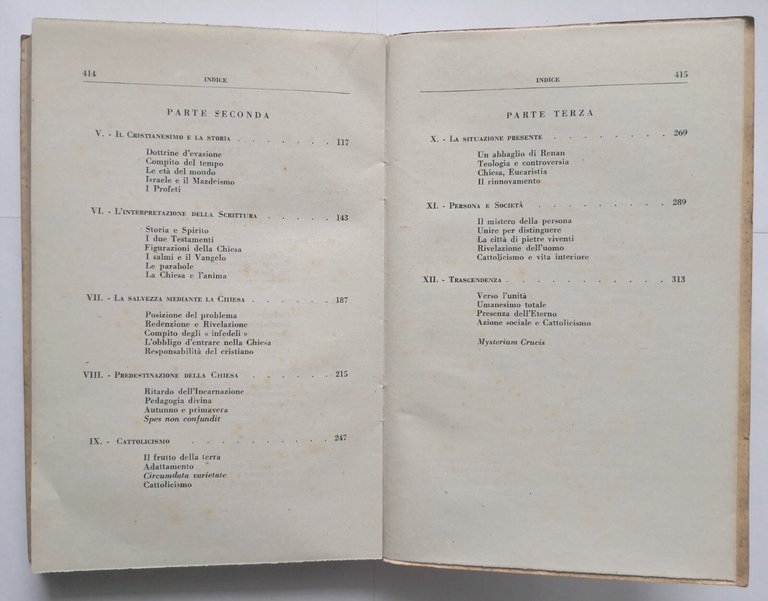 CATTOLICISMO di Henri De Lubac 1948 Editrice Studium Libro aspetti …