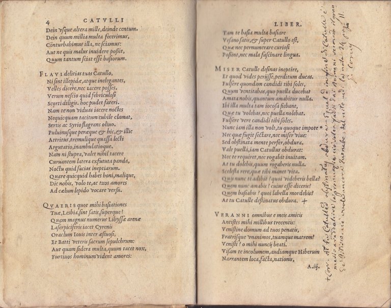 CATULLI TIBULLI PROPERTI nova editio Iosephus Scaligeri CASTIGATIONES 1577 Libro