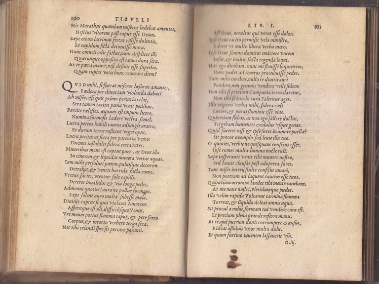 CATULLI TIBULLI PROPERTI nova editio Iosephus Scaligeri CASTIGATIONES 1577 Libro