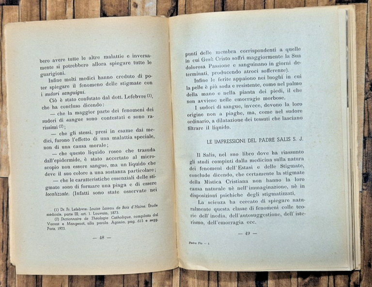 CENNI BIOGRAFICI SU PADRE PIO Lorenzo Patri 1952 Casa Sollievo … | Immagine Gallery 4