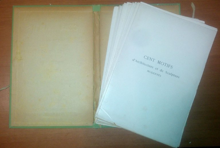 CENT MOTIFS D'ARCHITECTURE ET DE SCULPTURE MODERNES Paris '900 libro …