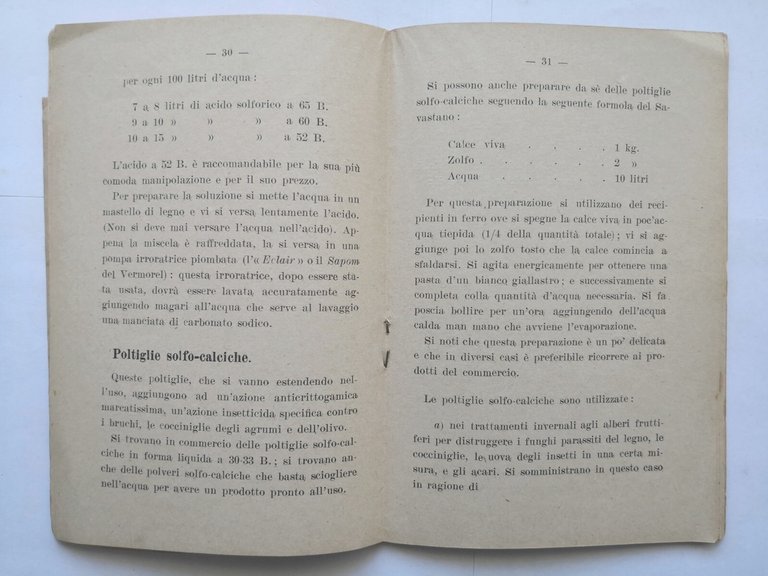 CENTO FORMOLE di insetticidi di V Vermorel 1924 i libri …