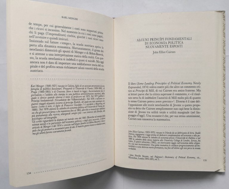 CENTO TRAME DI CLASSICI DELL'ECONOMIA Sergio Ricossa 1991 Rizzoli Libro