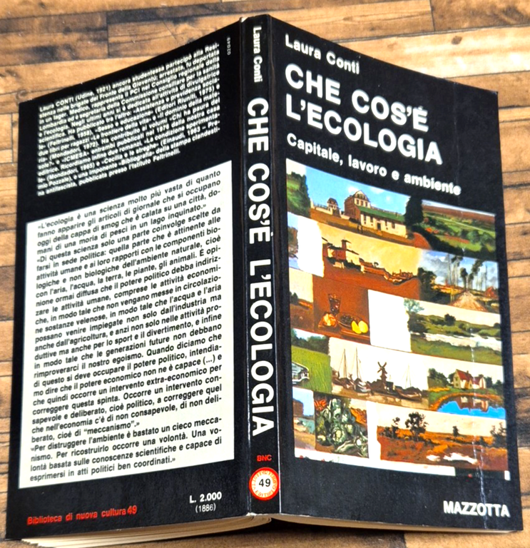 CHE COS'È L'ECOLOGIA di Laura Conti 1977 Mazzotta Capitale lavoro … | Immagine Gallery 2