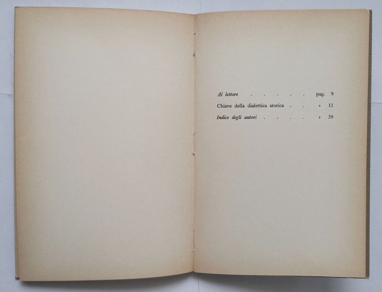 CHIAVE DELLA DIALETTICA STORICA di Galvano della Volpe 1964 Samonà …