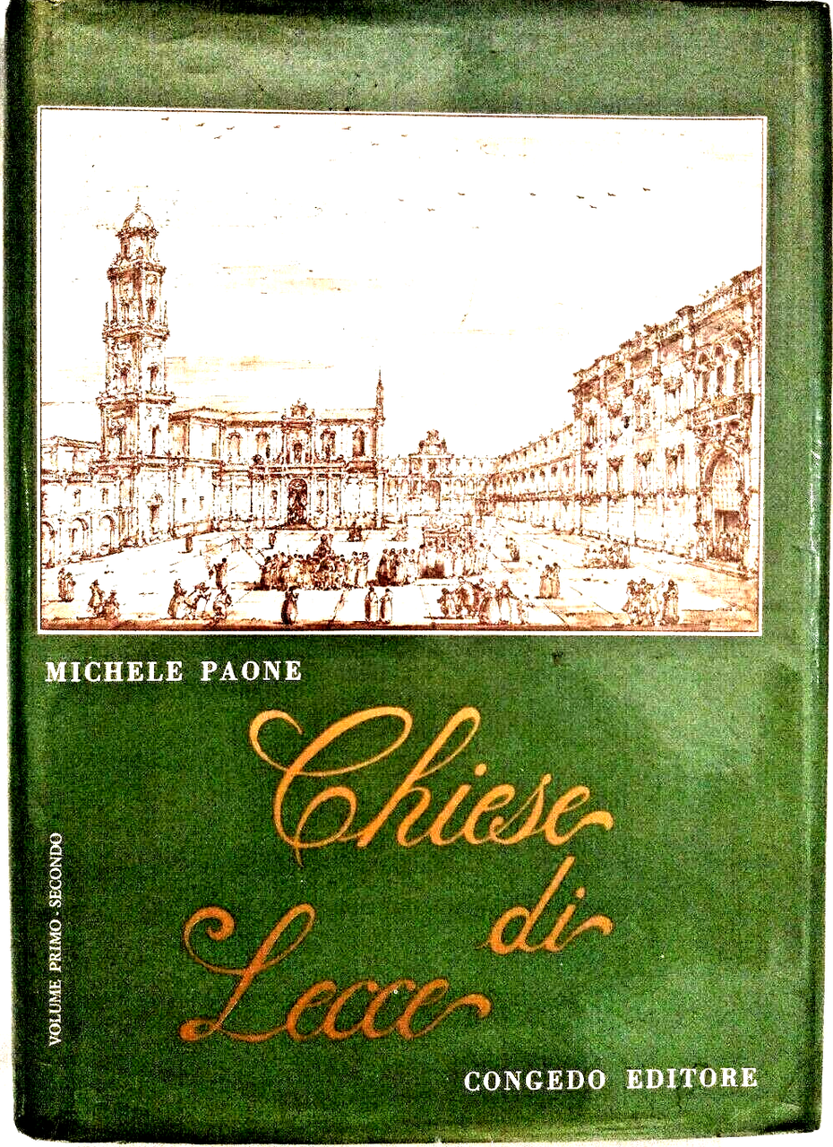CHIESE DI LECCE di Michele Paone 1978 Congedo libro storia … | Immagine principale