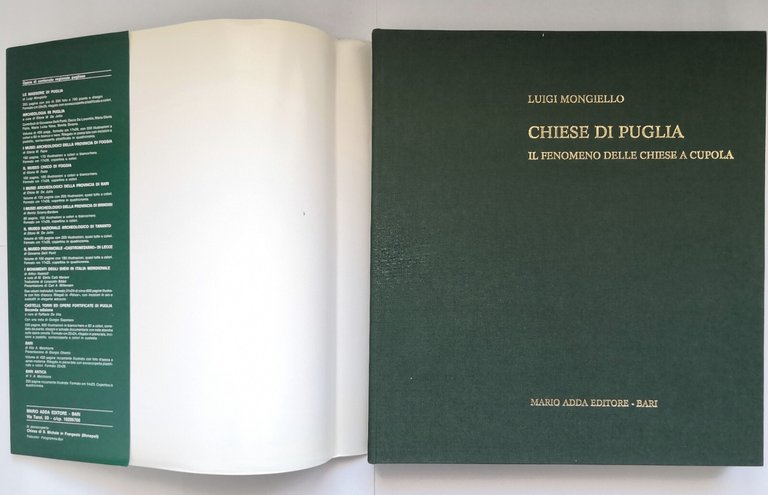 CHIESE DI PUGLIA Luigi Mongiello 1988 Mario Adda Libro il …