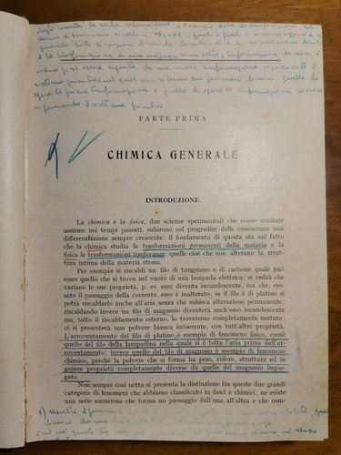 CHIMICA GENERALE E INORGANICA di Giuseppe Bruni. 1940 Editrice Politecnica …