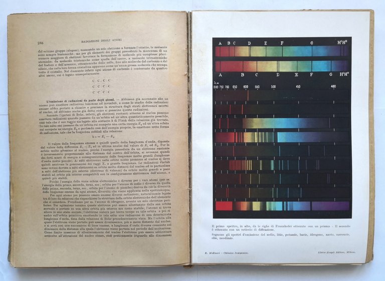 CHIMICA INORGANICA volume 1 tomo 1 di Ettore Molinari I …