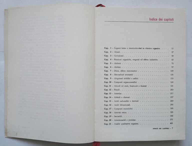 CHIMICA ORGANICA di Valitutti 1974 Istituto Italiano Edizioni Atlas Libro