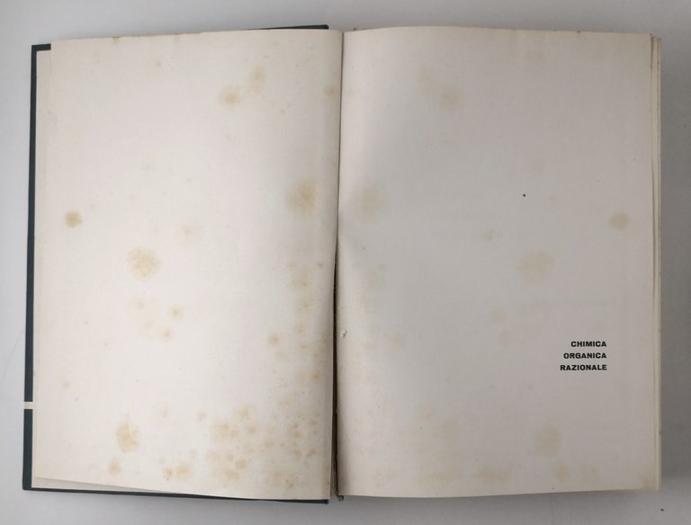 CHIMICA ORGANICA RAZIONALE di Stocchi 1964 La Prora Libro