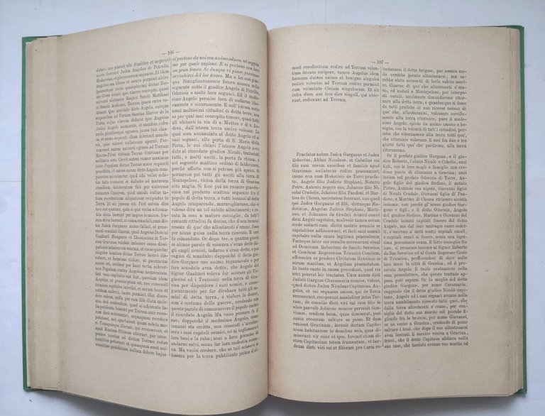 CHRONICON DE REBUS IN APULIA GESTIS di Domenico De Gravina …