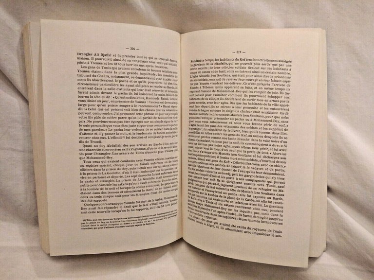 CHRONIQUE TUNISIENNE di Mohammed Seghir ben Youssef 1978 Bouslama libro