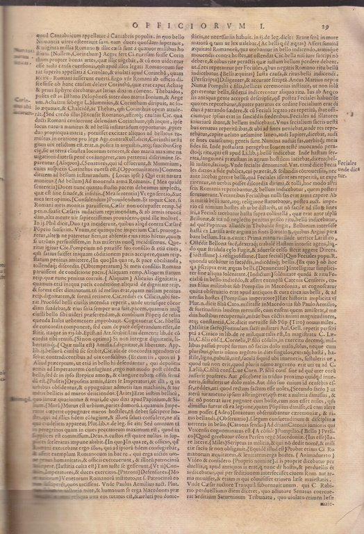CICERONIS DE OFFICIIS 1572 Gryphium libro antico cinquecentina Cicerone uffici
