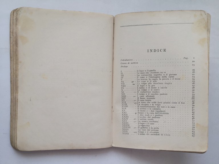 CINQUANTA FAVOLE SCELTE di Fedro a cura Alessandro Setti 1938 …