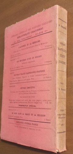CINQUANTE MARVELLEUX SECRET D'ALCHIMIE di Phaneg 1912 sciences occultes libro