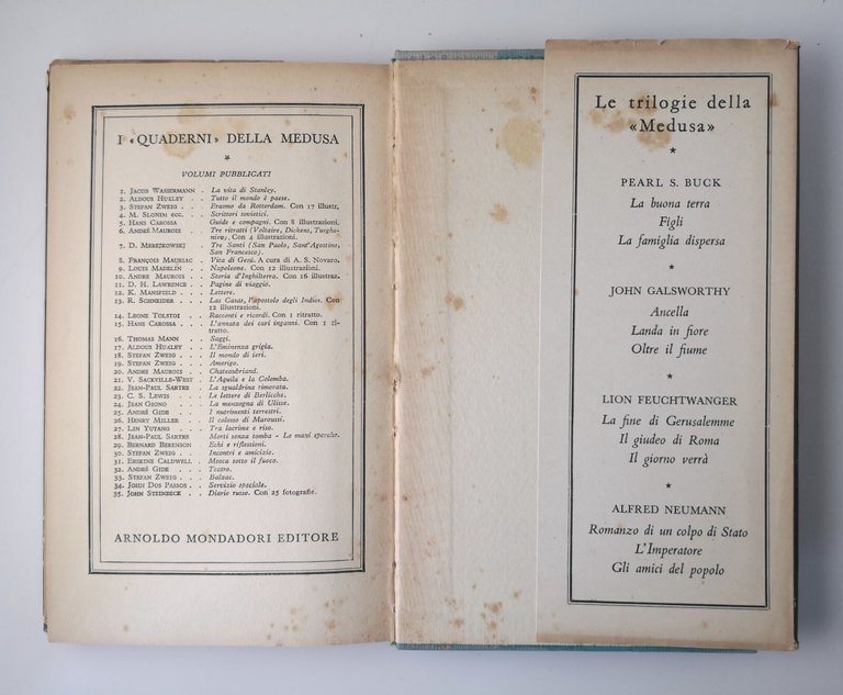 CINQUE UOMINI di Richard Wright 1951 Mondadori Collezione Medusa Libro …