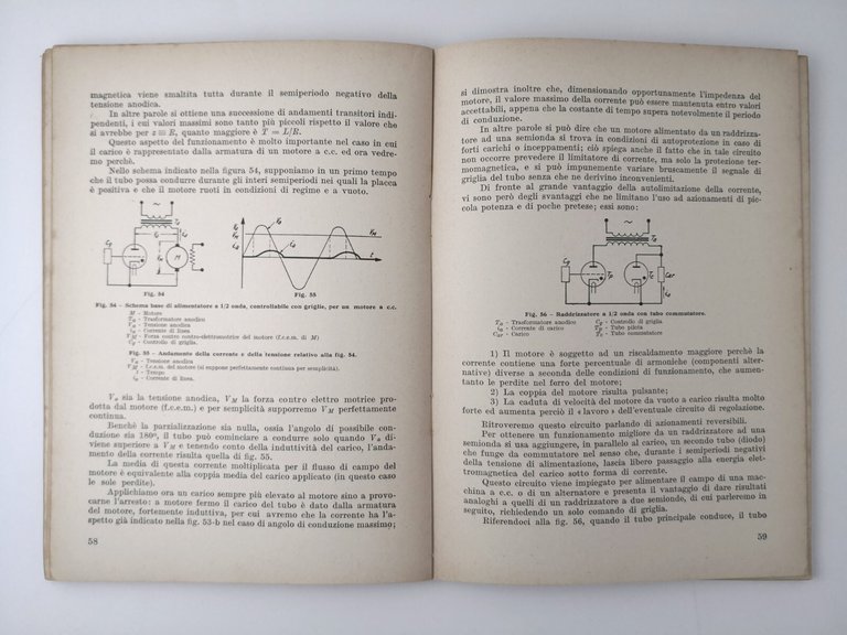 CIRCUITI FONDAMENTALI NELL'ELETTRONICA INDUSTRIALE di Cerato 1958 Delfino Libro