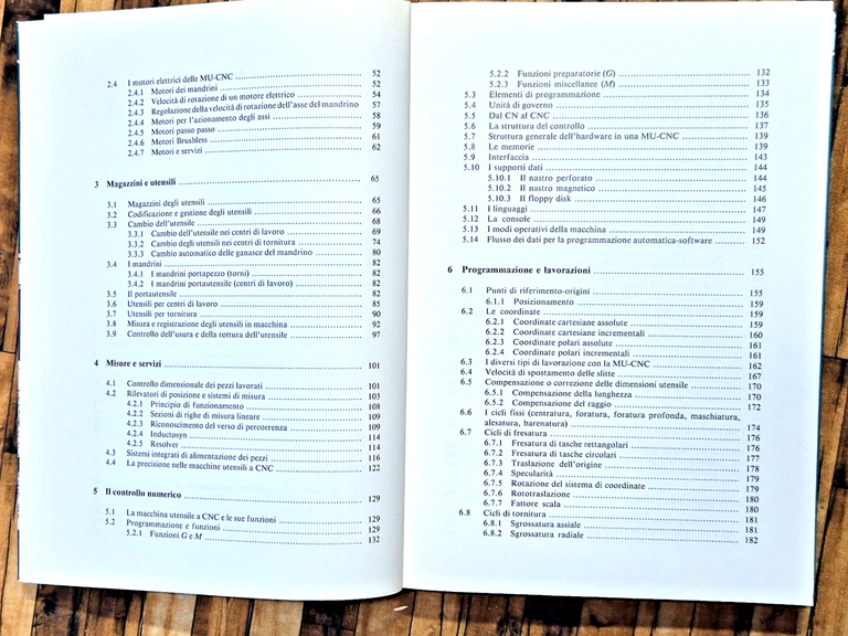CNC MACCHINE UTENSILI CONTROLLO NUMERICO Fortunato Grimaldi 1990 Hoepli Libro | Immagine Gallery 6