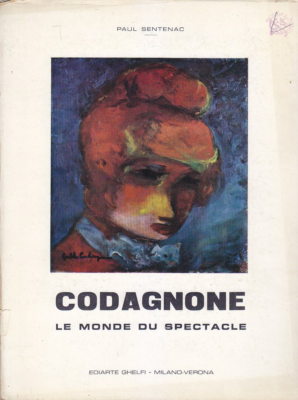 CODAGNONE LE MONDE DU SPECTACLE di Paul Sentenac 1965 Ediarte …