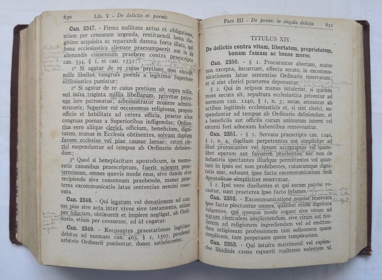 CODEX IURIS CANONICI PII X Pontificis Maximi 1933 Polyglottis Vaticanis …