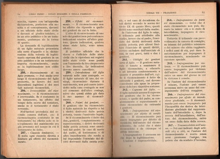 CODICE CIVILE 1943 Carlo Colombo Libro testo 16 marzo 1942 …