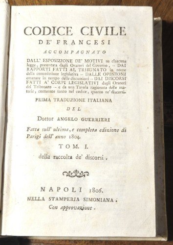 CODICE CIVILE DE FRANCESI 1806 completa 13 volumi napoleonico libro …
