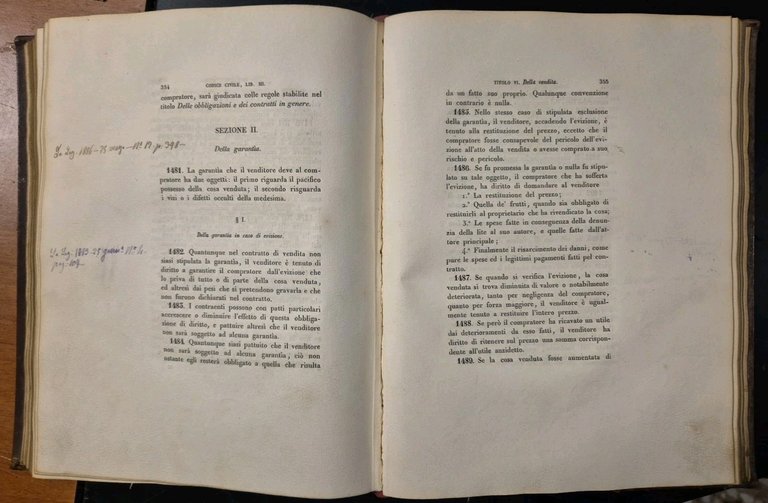 CODICE CIVILE DEL REGNO D’ITALIA Torino Stamperia Reale 1865 Libro …