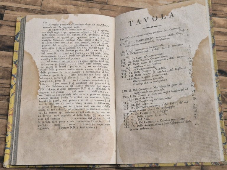 CODICE DI COMMERCIO Cefaratti Sirey 1819 Tipografia Cataneo Diritto Antico | Immagine Gallery 3