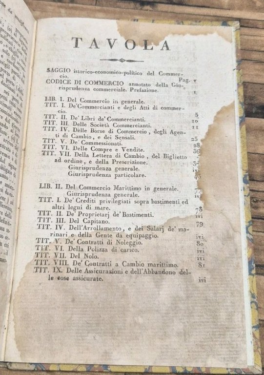 CODICE DI COMMERCIO Cefaratti Sirey 1819 Tipografia Cataneo Diritto Antico | Immagine Gallery 4
